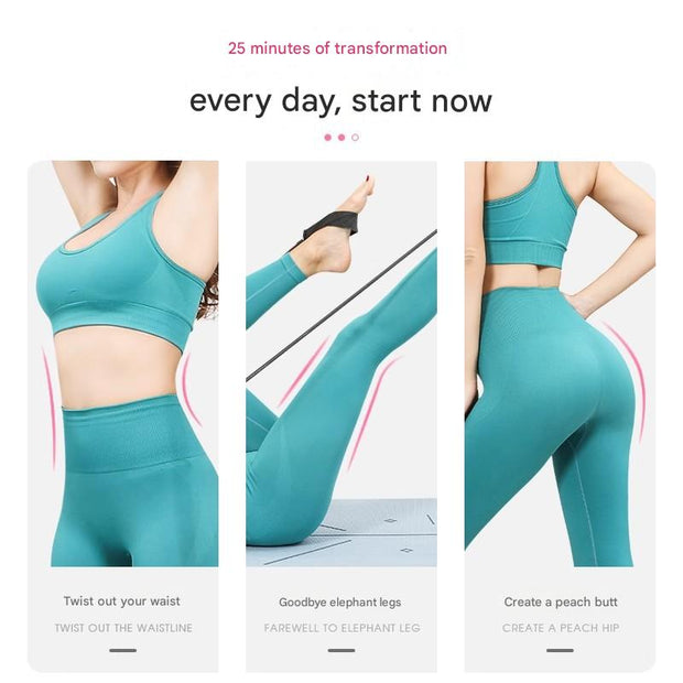 GETFIT INDIA Full Body Workout Bar Kit Home Fitness Workout for Women & Men