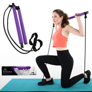 GETFIT INDIA Full Body Workout Bar Kit Home Fitness Workout for Women & Men